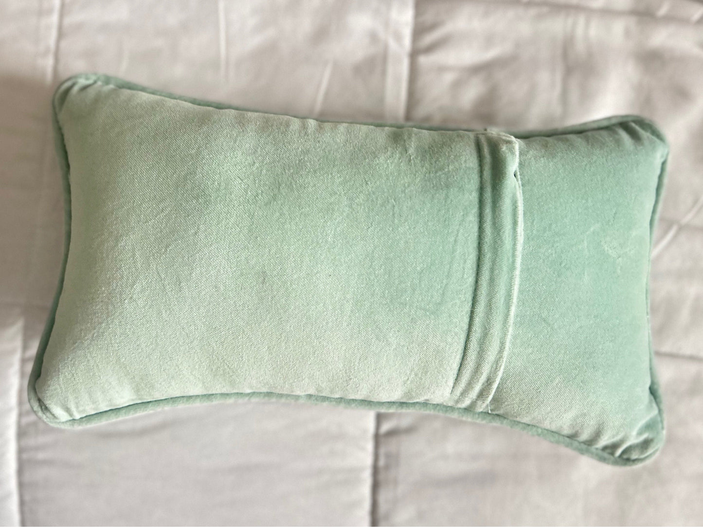 Champagne Bottle Needlepoint Pillows