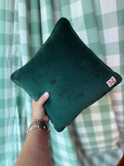 Greens are Good for You Golf Needlepoint Pillow