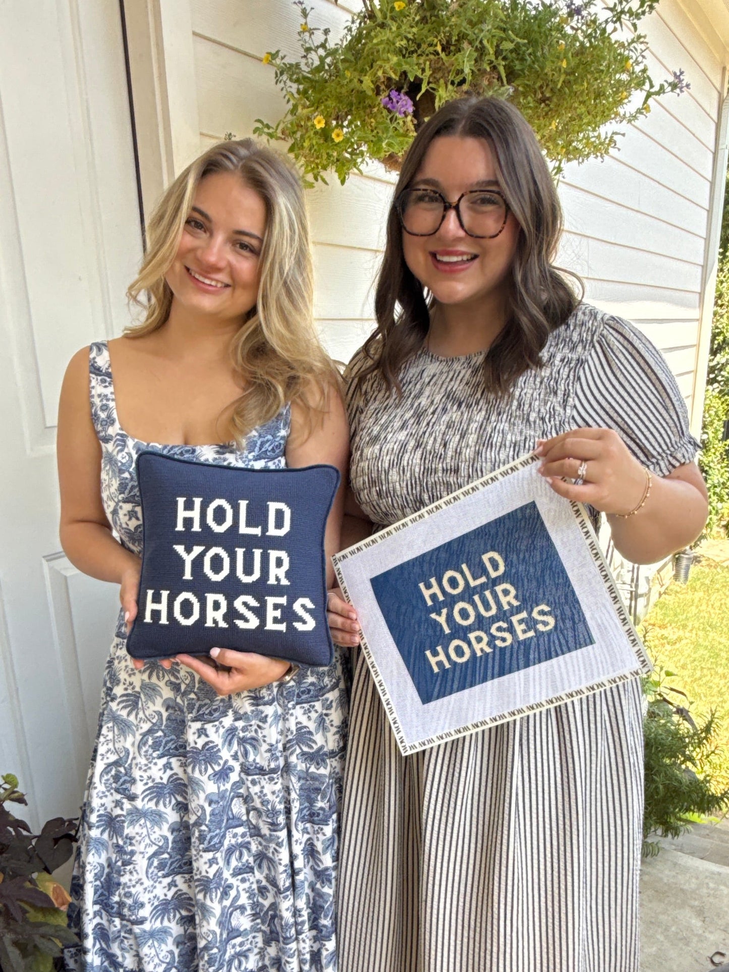 Hold Your Horses Needlepoint Canvas