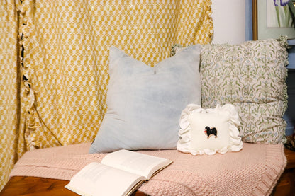 Pomeranian Needlepoint Pillow